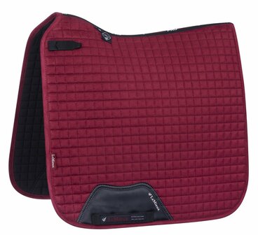 LeMieux Luxury Dressage Suede squares: Mulberry