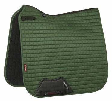 LeMieux Dressage Suede squares: Hunter Green