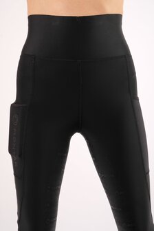 Rijlegging Montar Alana Extra Highwaist  zwart