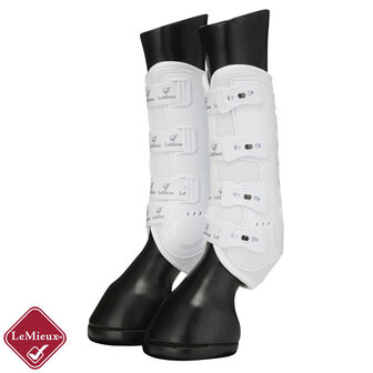 LeMieux Ultramesh Snug Boots Front White