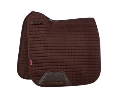 LeMieux Luxury Dressage Suede squares: Bruin