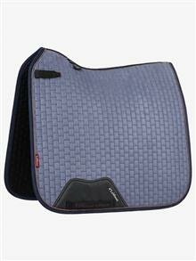 LeMieux Luxury Dressage Suede squares: Jay Blue