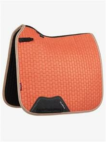 LeMieux Luxury Dressage Suede squares: Apricot