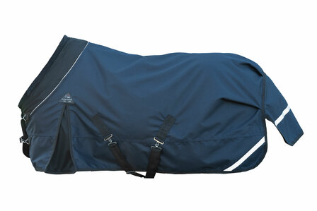 Outdoordeken HKM Liberty 300 gram Blauw/zwart