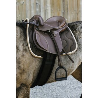 GUY CANTIN Pony zadel Educatief 15.5 inch ZWART