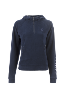 Cavallo Madleen microfleece half-zip pullover donkerblauw