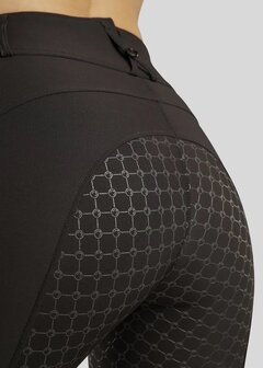 Montar rijbroek MoAvina Highwaist Zwart Full grip