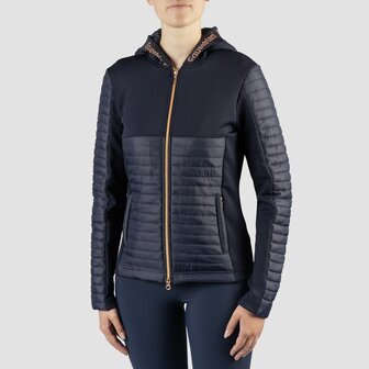 Equestrian Pro Puffer vest magnificent Blauw-Rosegold