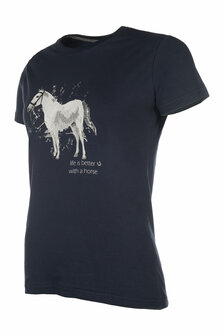 HKM Tshirt Sparkle Blauw