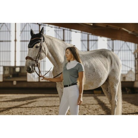 Wedstrijdshirt Equitheme Funza Sage green