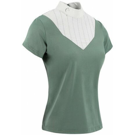 Wedstrijdshirt Equitheme Funza Sage green