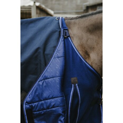 Regendeken Equitheme Classic Navy 1200Den 100 grams 