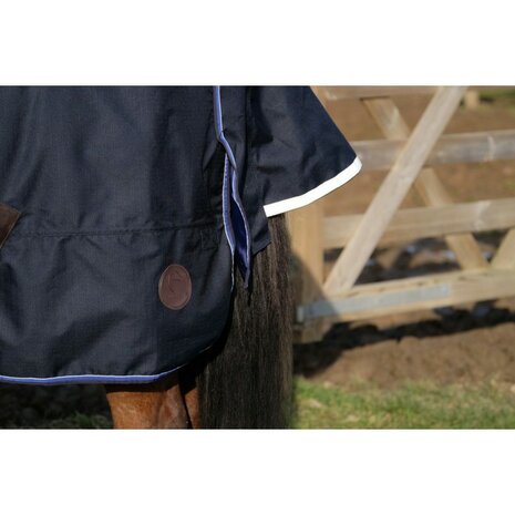 Regendeken Equitheme Classic Navy 1200Den 100 grams 