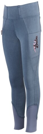 Rijbroek Equitights Lou-Lou Denim Fiss Full Grip