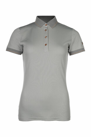 Poloshirt Rosegold Glamour Grijs