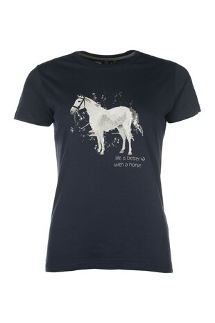 HKM Tshirt Sparkle Blauw