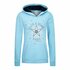 Sweater met capuchon IRHStar Shine Blue Dancer_