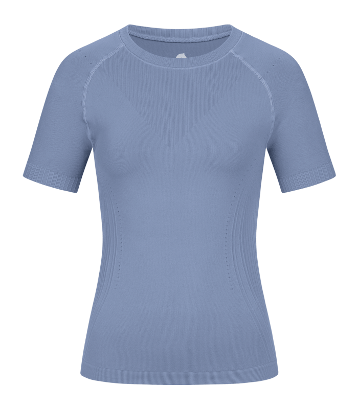 ELT Pisa 3D knitted technical shirt Blue grey - Afbeelding 5