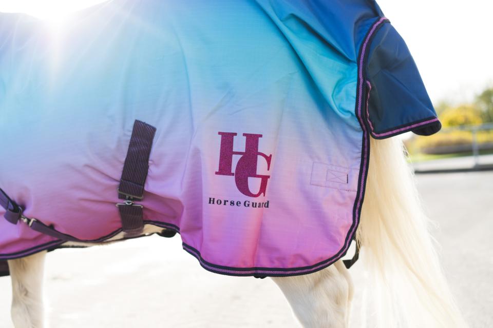 HorseGuard Gradient regendeken fleece gevoerd - Afbeelding 2