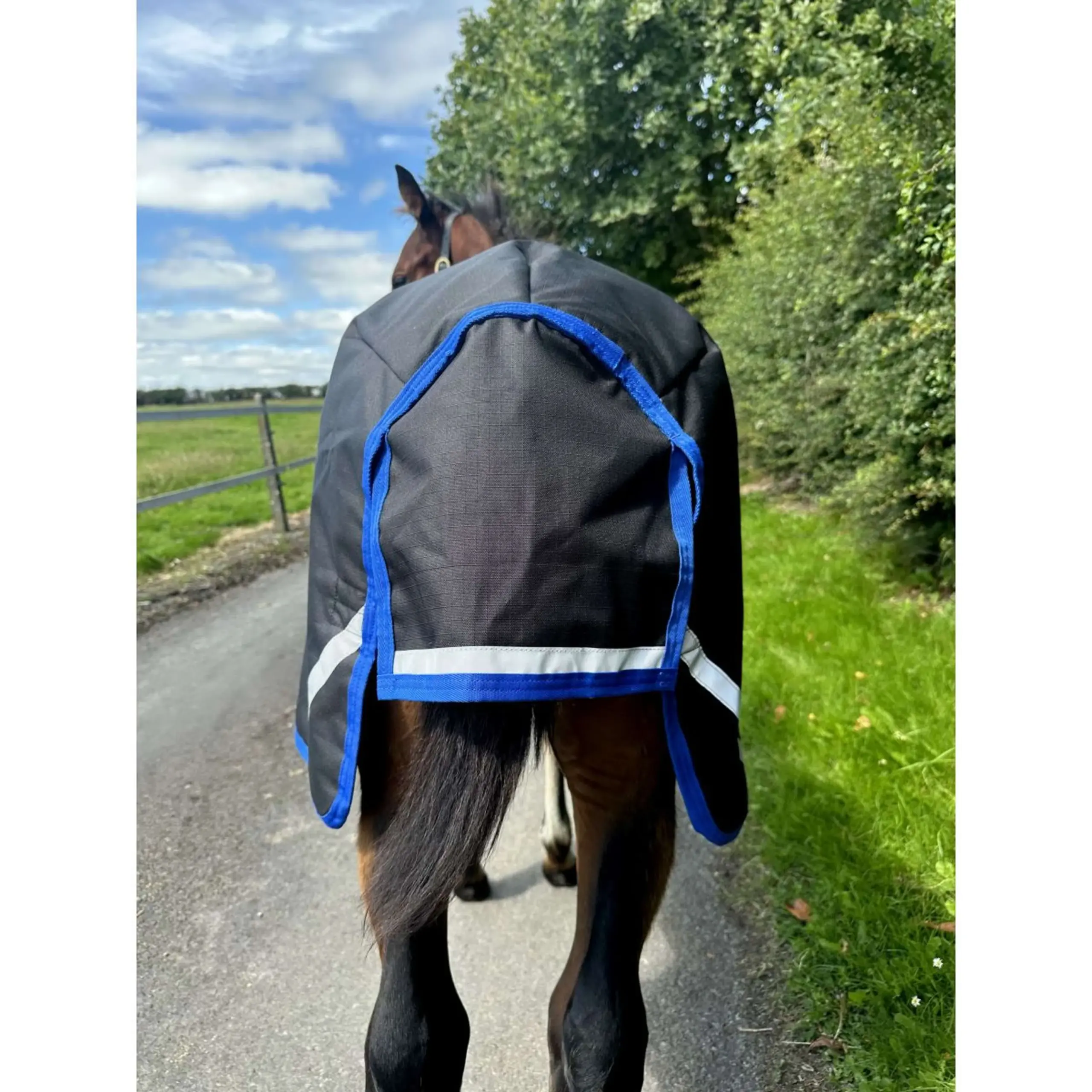 Amigo Veulendeken Ripstop 900D Black/Classic Blue - Afbeelding 3