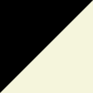 Zwart/beige