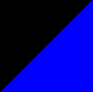 Zwart/Blauw