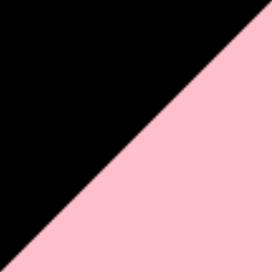 Zwart/roze